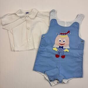 Vintage Bryan Humpty Dumpty Baby Romper 3-6 months